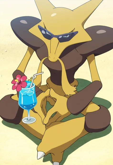 Alakazam: Double Spoon Food-In | フーディン (Pokedex #0065) [Illustrious]