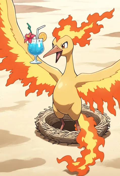 Moltres: Legendary Phoenix | ファイヤー (Pokedex #0146) [Illustrious]