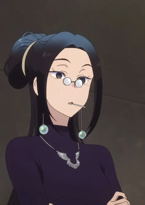 Mariko [owner of the Mixhall club] (Rock wa Lady no Tashinami deshite)