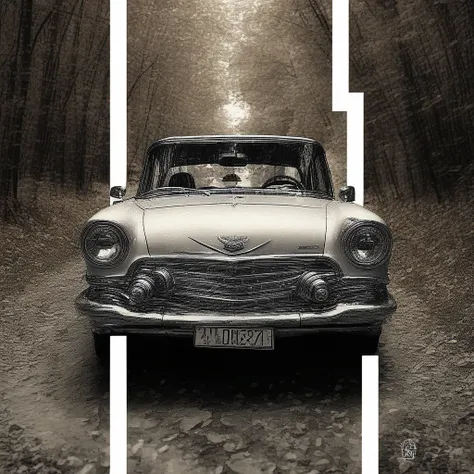 Splitdepth two-line fake depth illusion [SDXL]