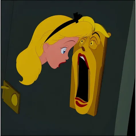 Alice in wonderland Doorknob