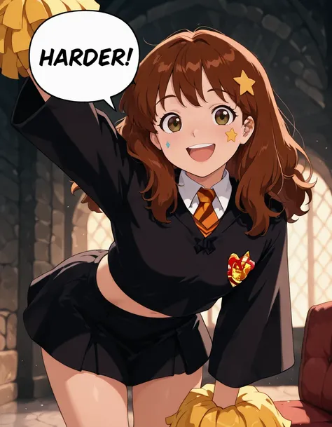 Speech Bubble / "Harder!"
