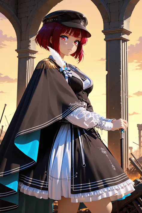 Darkknight style gothic dress illustirous