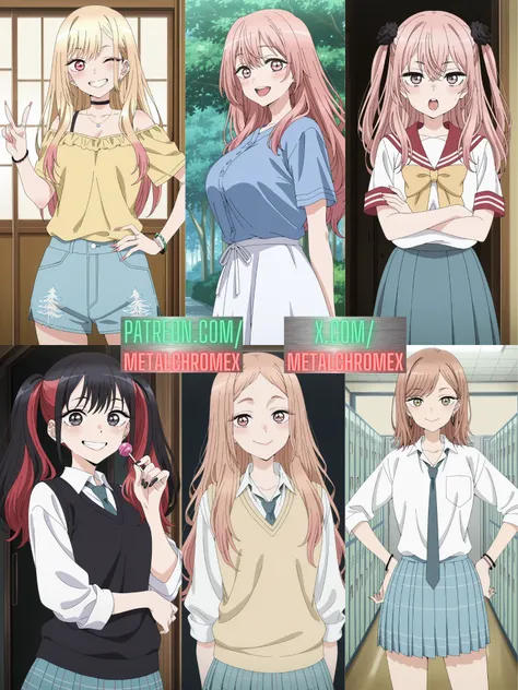 Marin Kitagawa, Sajuna Inui, Shinju Inui, Nowa Sugaya, Rune Yamauchi, Daia Yahiro (My Dress-Up Darling)