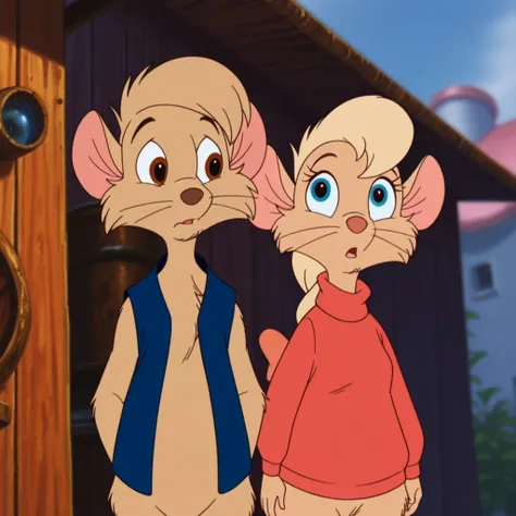 Timothy Brisby and Jenny McBride (The Secret of NIMH 2: Timmy to the Rescue)
