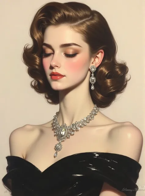 Elegant retro style