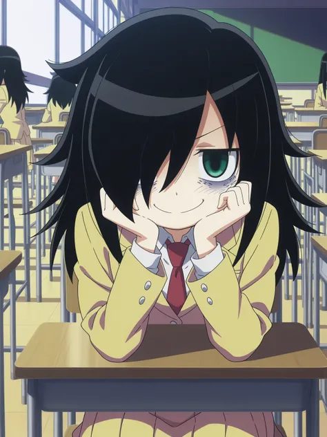 Tomoko "Mokocchi, Momoko-chan" Kuroki (黒木 智子) - WataMote: No Matter How I Look At It, It's You Guys' Fault I'm Not Popular! (私がモテないのはどう考えてもお前らが悪い!) - COMMISSION