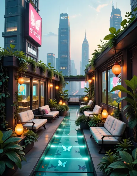 hidden rooftop garden sanctuary pony