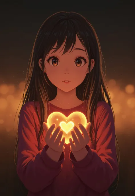 "I give you my burning heart"