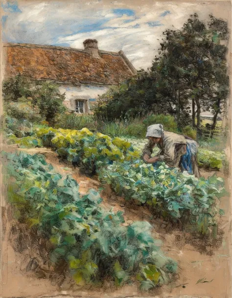 Leon Augustin Lhermitte Style XL Nr 1