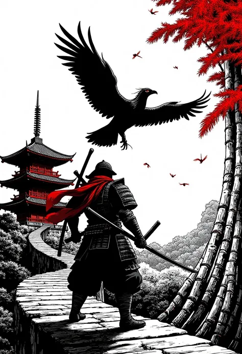 B_Samurai-Themed Creation_Samurai Scene Generation