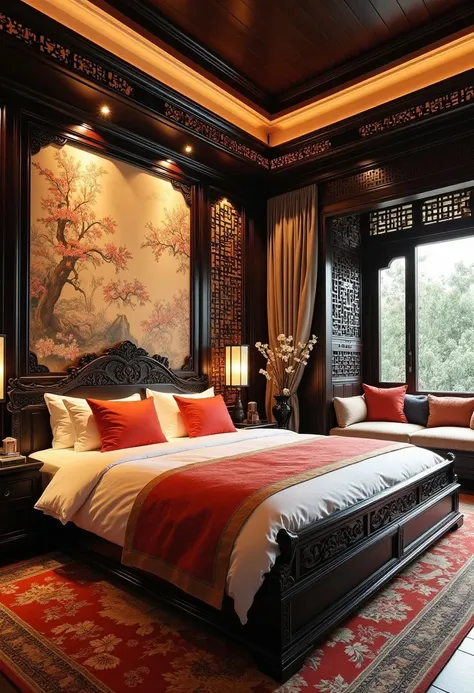 DL_Chinese-Style Space Creation_Traditional Bedroom Design