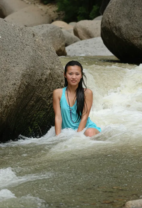 In Waterfall SDXL