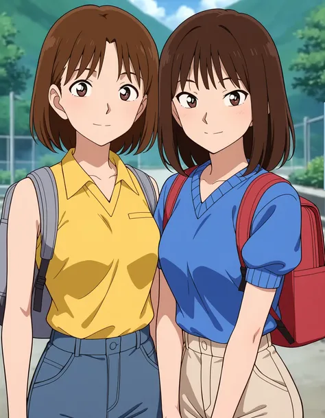 Female College Student A&B     女子大生A&B / Detective Conan 名探偵コナン Episode201 - Illustrious 2girls Lora