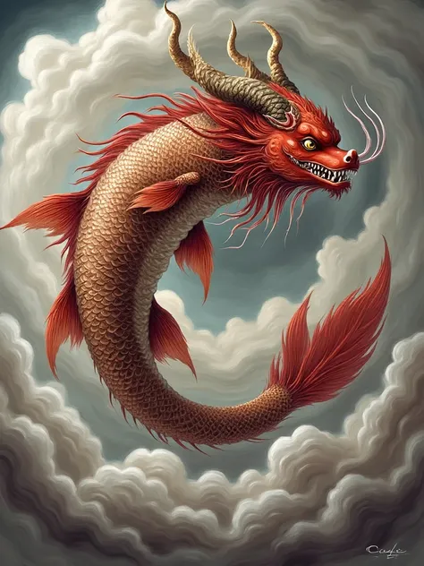 C_Mythical Creature Drawing_Divine Beast Image Generation