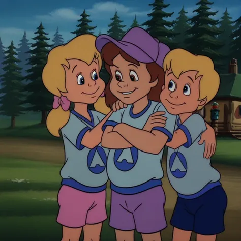 Christy, John and Dawn (Care Bears Movie II: A New Generation)