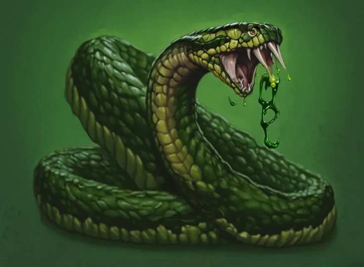 Fantasy Card Art XL - Snakes