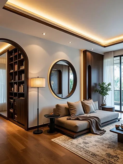 C_New Chinese-Style Home Decoration_Interior Scene Design