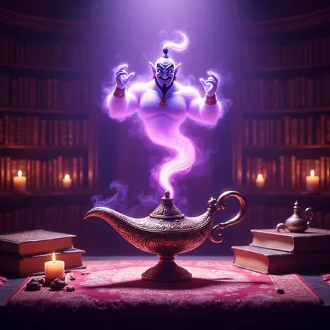 DK_Fantasy Genie Theme_Genie And Magic Lamp Generation