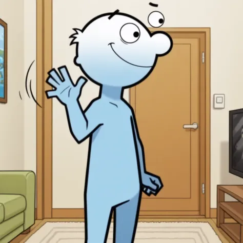 Strepsils Mascot | Blue Guy