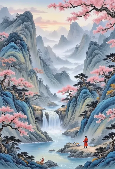 DN_Chinese Style Landscape_Scene Drawing