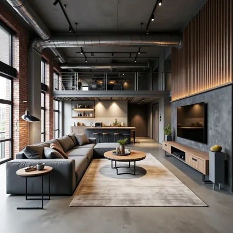DP_Industrial Style Design_Interior Scene Generation