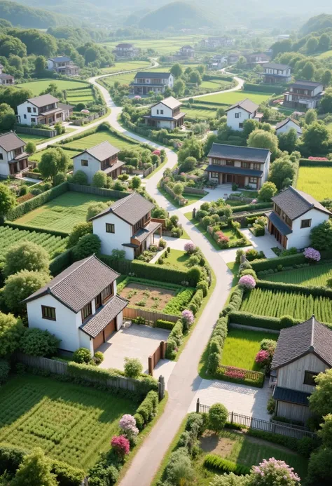 DE_Rural Landscape Generation_Villages With Different Styles