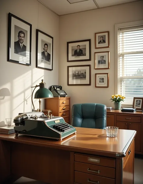vintage office interior pony