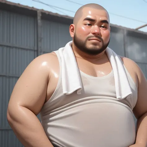 Asian Chubby Man