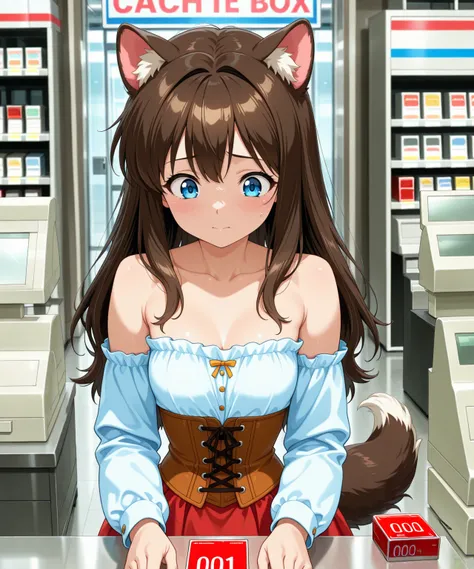 Civitai  コンビニでを買う / : Buying  at a convenience store.