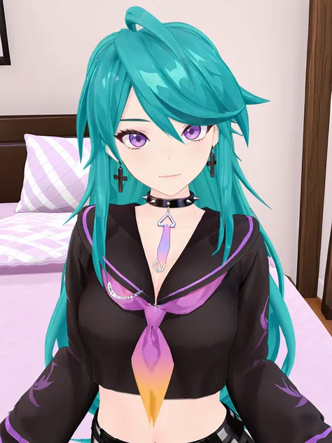 [Illustrious] 公式水手服 子言F ZiYan MMD