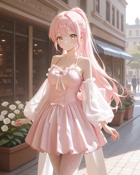 Dreamy pink butterfly dress