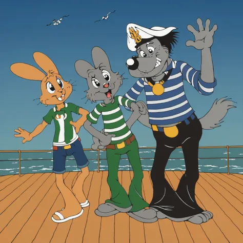 The Hare and the Wolf "Well, wait!"