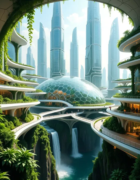 futuristic city