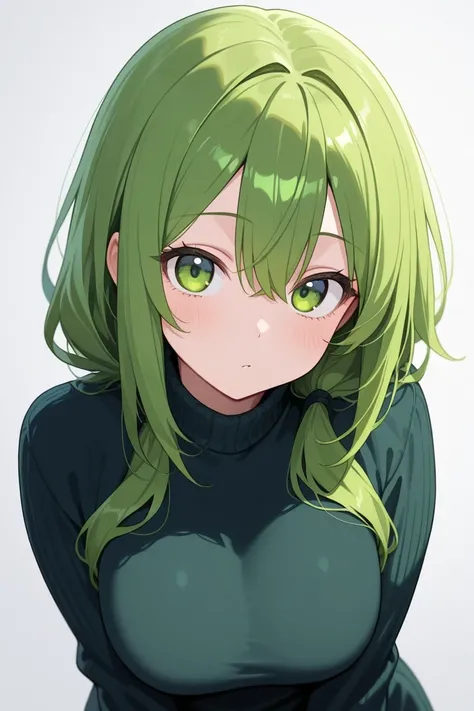 green hair