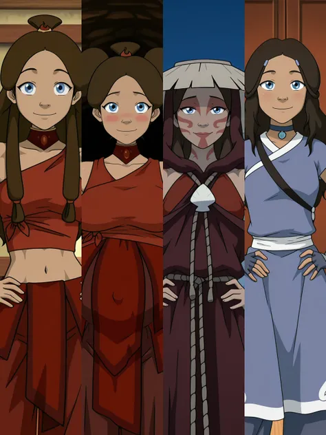 Katara (Avatar: The Last Airbender)_Illustrious - Season 3_(4 outfits)