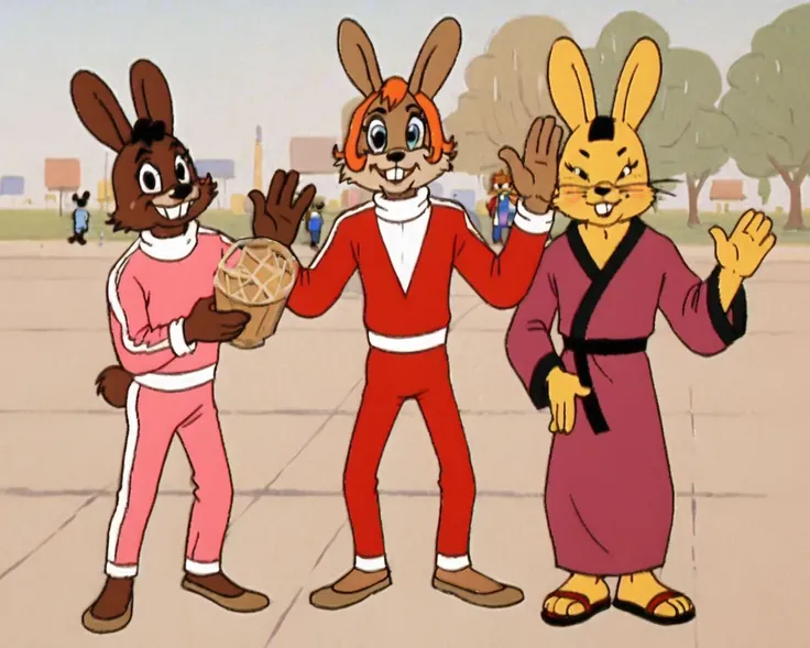 Olympic Hares: Boxer, Basketball Player and Karate Fighter (Nu, pogodi!)/Олимпийские Зайцы: Боксёр, Баскетболист и Каратист (Ну, погоди!))