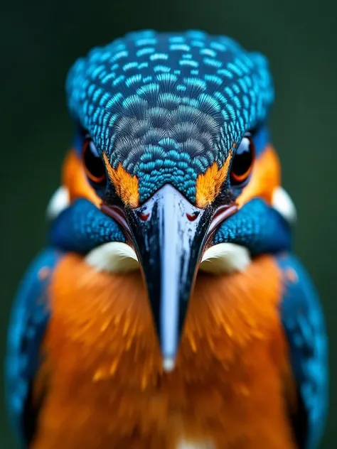 B_Bird Close-Up Presentation_Kingfisher Portrait Creation