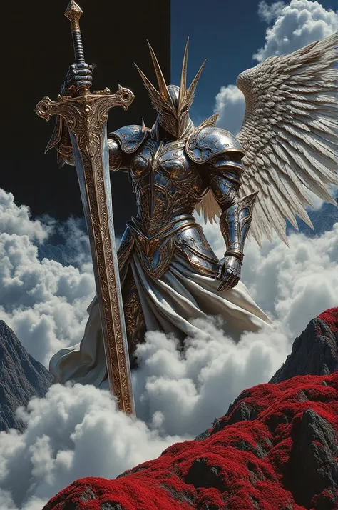 B_Fantasy Armored Style_Warrior Scene Generation