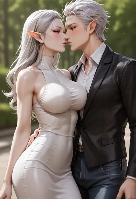 Tenderly Kissing (poses) for Pony