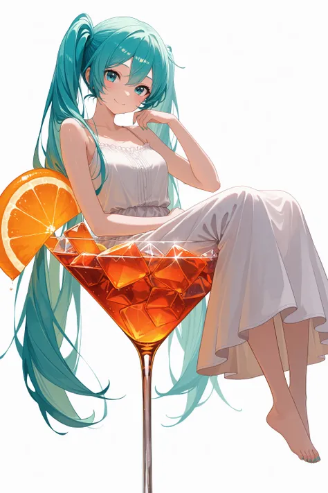 (IL Pose) In Cup (cocktail glass)