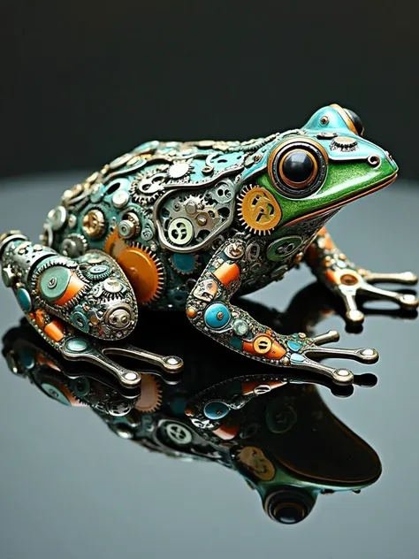 B_Mechanical Gear Splicing_Animal Image Creation