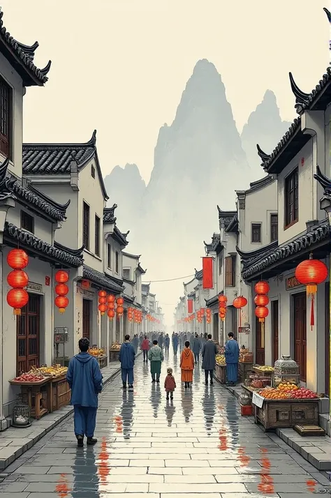 E_Restoration Of Chinese-Style Street Scenes_Ancient Street Scene Generation