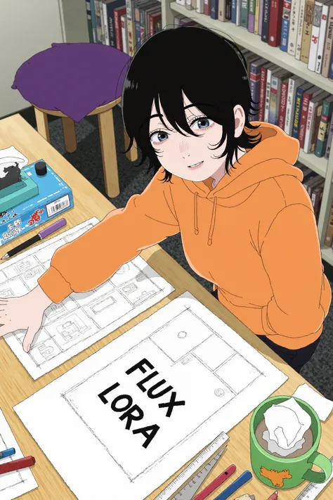 Look Back anime style