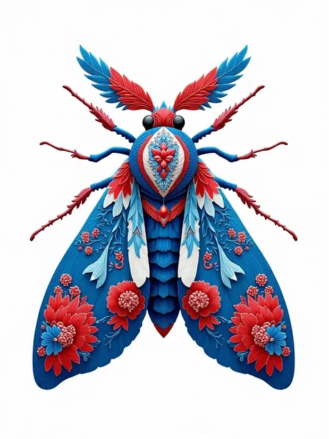 A_Chinese - Style Butterfly Patterns_Blue - Tone Butterfly Generation