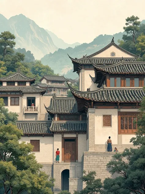 A_Traditional Chinese Architectural Style_Ancient Architecture Scene Generation