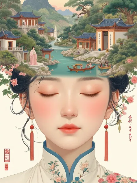 B_Chinese Style Surrealism_Portrait Art Creation