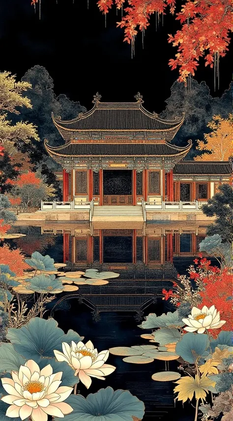 E_Chinese - Style Architecture_Ancient Architecture Scene Generation