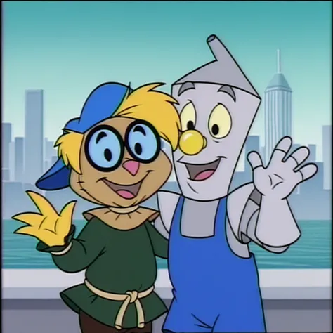 Scarecrow Jr. and Tin Boy (The Oz Kids)