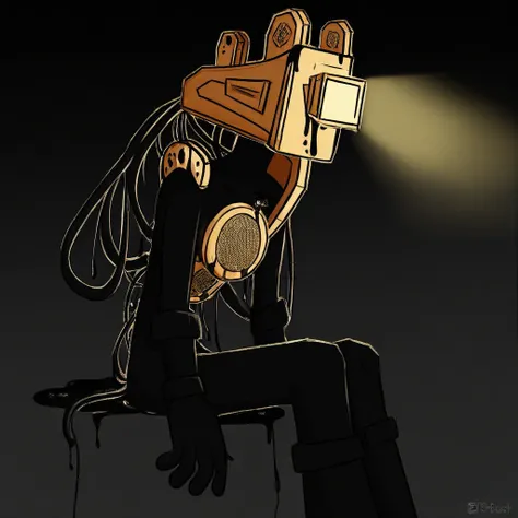 The projectionist (illustrious, bendy and the ink machine, projector Head)